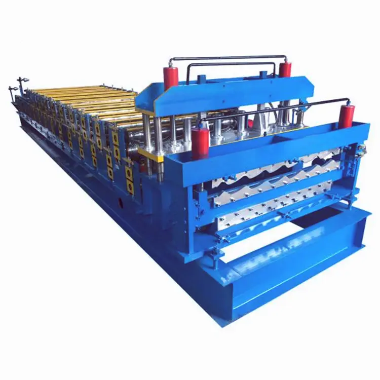 Maquina De Dobrar двойной слой машина для формирования металлических кровельных профилегибочная машина