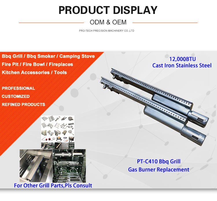 Cast Iron Straight Gas Burner