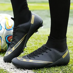 Chaussures de football FG personnalisables avec logo, nouvelle mode, respirantes, haut de gamme, pour intérieur/extérieur, pour hommes - Product Image 2