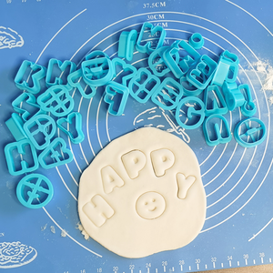 Ensemble de 34 <span class=keywords><strong>emporte</strong></span>-pièces en plastique pour lettres majuscules et symboles, pour la pâtisserie et la décoration de biscuits - Product Image 3