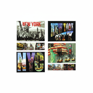 New York Magnet Souvenirs 2,5 \ "x3.5 \" Imanes de estaño 600PCs 50DZ/CS Set para boda Halloween Magnetic New York Shape Medium - Product Image 4