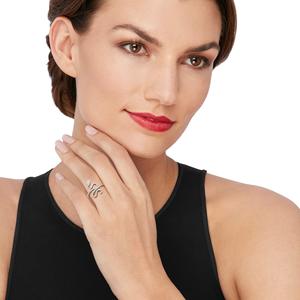 Anillo de boda de diamante cultivado en laboratorio de corte ovalado de <span class=keywords><strong>2</strong></span> <span class=keywords><strong>quilates</strong></span> de oro de 14 <span class=keywords><strong>quilates</strong></span> - Product Image 4