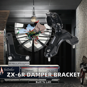 Soporte <span class=keywords><strong>de</strong></span> <span class=keywords><strong>Amortiguador</strong></span> Estabilizador para Motocicleta <span class=keywords><strong>de</strong></span> Calle JMZGTG ALL THINGS ZX-6R CNC ODM, Montaje Completo <span class=keywords><strong>de</strong></span> Dirección ZX636 19-26 <span class=keywords><strong>de</strong></span> Aluminio - Product Image 2