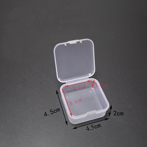 45*45MM Clear Beads Storage Plastic Mini <strong>Containers</strong> <strong>Box</strong> for Small Items Crafts - Product Image 1