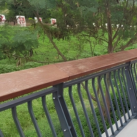 Rampe en plastique contemporaine pour pont extérieur, trottoir, passerelle, balcon, escalier