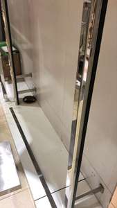 Bekleidungs geschäft <span class=keywords><strong>Display</strong></span> Möbel/Wand Kleider ständer Hochglanz polierter Edelstahl Gewerbliche Schnitt möbel GMC - Product Image 4