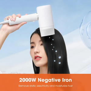 Pengering Rambut Showsee A10 untuk Wanita 1800 Watt Pengering Rambut Ionik dengan Nosel untuk Pengeringan Cepat - Product Image 4