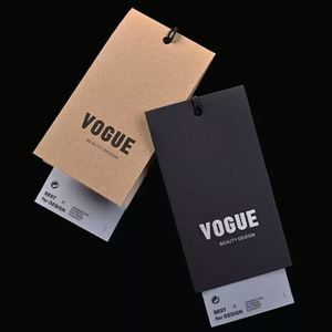 Etiqueta de Prenda Ecológica Personalizable OEM, Monograma Estampado en Plata, Incrustación de Vellum, Cartón Negro Mate, Cordón Tejido para Bolsos y Zapatos - Product Image 2