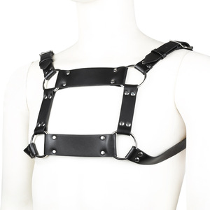 Harnais de corps gothique à lanières en cuir pour hommes Sexy <span class=keywords><strong>Erotica</strong></span> Lingerie Clothing Sex Toys for Men - Product Image 1