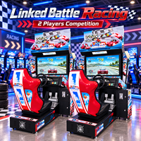 Machine de jeu de course automobile d'arcade commerciale, simulateur de conduite électronique pour centre de divertissement intérieur
