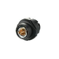 Conector Hembra Industrial Impermeable de Alta Calidad Serie REUNION F de 4 Pines, Pines para PCB, Conector Metálico
