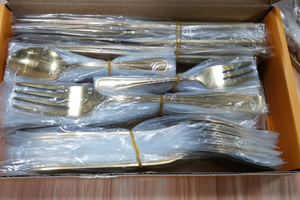 Fabricant exporte des ensembles de luxe de 60 pièces d'ustensiles de table en acier inoxydable, comprenant des couteaux, des fourchettes, des cuillères, des ustensiles de cuisine américains - Product Image 5