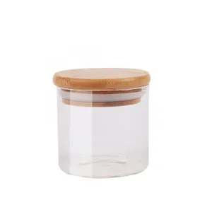 1.7 oz MINI Round Glass Stash and Spice Storage Jar