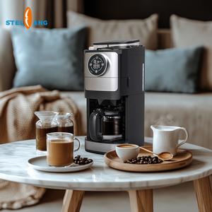 <span class=keywords><strong>Cafetera</strong></span> Inteligente para Oficina con Molienda Automática, Pantalla y Función de Molienda de Granos - Product Image 4