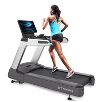Caminadora Eléctrica Comercial Guangzhou Fitness con Motor AC de 7HP, Capacidad de 200KG, Pantalla Táctil TFT de 23.6''