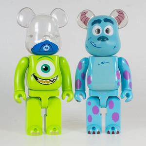 Figurines en résine Cartoon Bearbrick 400% Sulleys 28cm, <span class=keywords><strong>sculpture</strong></span> animale, décoration d'entrée de maison, cadeau - Product Image 1