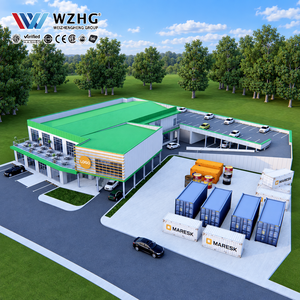 Bâtiment de bureaux et de salles d'exposition avec structure en acier préfabriquée pour espaces de travail d'entreprise et présentoirs commerciaux - Product Image 1
