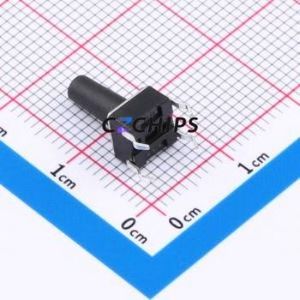 K2-1102DP-P4SW-04 Tactile Switch Through hole-4P,6x6mm Switch Single Pole Single Throw Round Button 2.5N Through Hole - Product Image 2