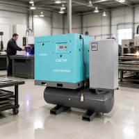 Compresseur d'air à vis à entraînement direct Coolcube CC15VF 15kW 20HP 16bar 232psi 1.2m³/min 42cfm lubrifié silencieux VSD pour découpe laser