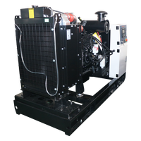 Groupe électrogène diesel Cummins à châssis ouvert, puissance de 30 kW, 60 kW, 80 kW, 100 kVA, 200 kVA, 250 kVA, prix usine, groupe électrogène de secours