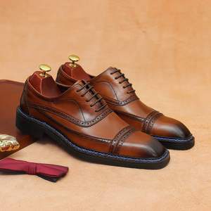 Nouvelles Chaussures Oxford pour Hommes DSYX Factory, Meilleures Ventes, en Cuir Véritable, Grande Taille, à Enfiler, Fermées, Légères et Respirantes, Idéales pour les Affaires et les Mariages - Product Image 3