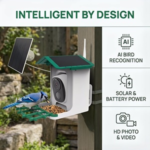 Caméra Alimentée par Énergie <span class=keywords><strong>Solaire</strong></span> WiFi pour Nids d'Oiseaux, Fabrication Personnalisée en Usine, 3MP, Identification des Oiseaux par IA, 3W <span class=keywords><strong>Solaire</strong></span>, 5200mAh, Faible Coût - Product Image 4