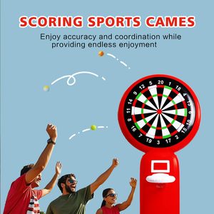 Tùy chỉnh tương tác thể thao ném con người Inflatable bóng đá bóng đá chụp phi tiêu Board mục tiêu trò chơi với mũi tên - Product Image 3