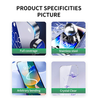 Film de protection d'écran pour smartphone en rouleau PET, anti-rayures, anti-traces de doigts, sans bulles, ultra-transparent, OEM, vente en gros