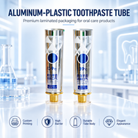 Tube de dentifrice en plastique monocouche, structure simple, emballage cosmétique économique