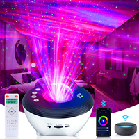 Projecteur de galaxie Aurora Bolong, éclairage de vacances, lampes de table LED musicales, projecteur laser RGBW, veilleuses pour aider à dormir