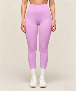 OEM pantaloni da Yoga stretti per ragazze di alta qualità Guangdong asciugatura rapida pantaloni da Yoga da donna verde a vita alta <span class=keywords><strong>Leggings</strong></span> Yoga senza cuciture - Product Image 2