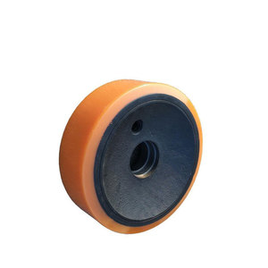 Roues de <span class=keywords><strong>chariot</strong></span> élévateur Linde R14/R16 en polyuréthane, fournisseur de roues de <span class=keywords><strong>chariot</strong></span> élévateur, <span class=keywords><strong>roue</strong></span> de charge 285x100 0029902329, véhicule industriel - Product Image 1