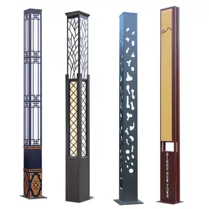 Customized Classic Landscape Lamp Post Vintage Patio Light Pole Decorative Bollard Light For Garden Square Park