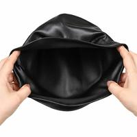 Bonnet de bain en silicone extensible et imperméable, conçu pour le volume, 29,5 cm, couverture complète pour cheveux longs, tresses, dreadlocks, femmes et hommes