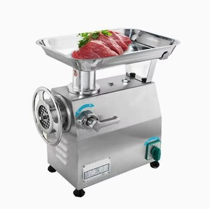 Broyeur à viande commercial en acier inoxydable, usage industriel, machine à hacher la viande automatique, production de 500 à 2000 kg/h - Product Image 1