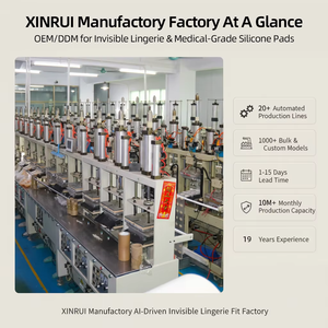 XINRUI Patch in Silicone a Forma di Cucchiaio per Sollevamento Seno, Copricapezzoli Invisibili Senza Cuciture, Effetto Push-Up Anti-Espansione, Intimo - Product Image 3