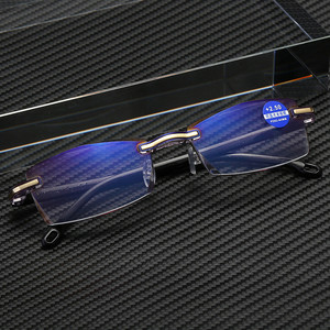 <span class=keywords><strong>Gafas</strong></span> de Lectura sin Montura con Bloqueo de Luz Azul para Mujer y <span class=keywords><strong>Hombre</strong></span>, <span class=keywords><strong>Gafas</strong></span> de <span class=keywords><strong>Presbicia</strong></span> con Marco Cuadrado sin Montura, Dioptrías +1.0 <span class=keywords><strong>1.5</strong></span> 2 2.5 4.0 - Product Image 3
