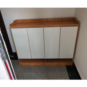 خزانة أحذية اقتصادية حديثة متعددة الطبقات من الأثاث الكبير، رف أحذية عصري من الألومنيوم بلوح قرص العسل المعدني - Product Image 5