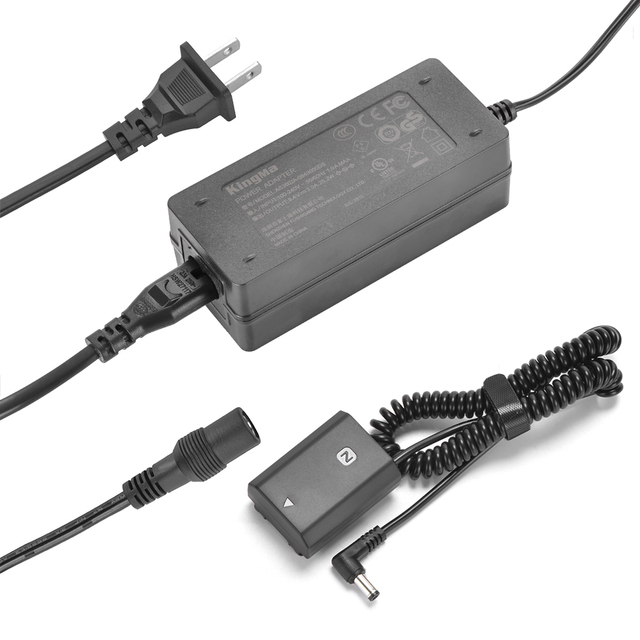 KingMa Fully Decoded Dummy Battery Kit NP-FZ100 With AC Power Supply Adapter for Sony Camera