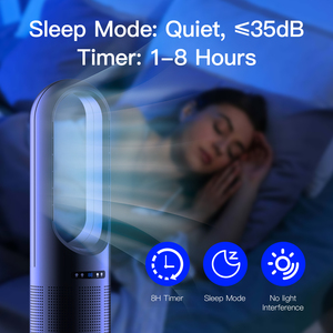 Ventilador de refrigeración y calefacción circulante sin aspas de aire remoto inteligente de fábrica, ventilador de torre de refrigeración sin aspas con purificador de aire - Product Image 5