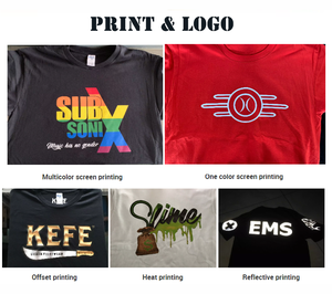 Tiktok Nhà Cung Cấp Tùy Chỉnh Chúng Tôi Kích Thước 60% Cotton 40% Polyester Người Đàn Ông Của Crew T-T-Shirt Thể Thao Người Đàn Ông Của Dri-Power Cotton Pha Trộn Tees - Product Image 5