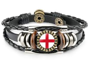 Bracelet motif drapeau national européen rétro vintage <span class=keywords><strong>de</strong></span> la République du Monténégro drapeaux et bannières promotionnels - Product Image 4