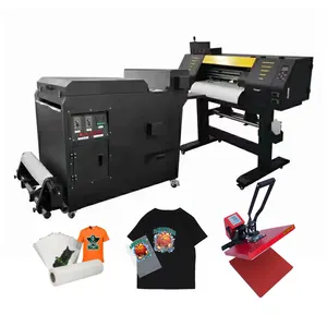 Small and convenient desktop pet a3 dtg and print machine 60cm a1 multi use hotselling dtf t-shirts printer for i3200 pri xp 600