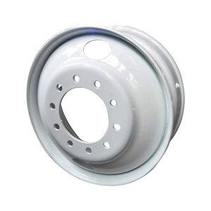 Jantes de camion de qualité supérieure en vente directe d'usine, 22.5x11.75, finition argentée, soudées, avec disque de roue et roues 22.5 - Product Image 1