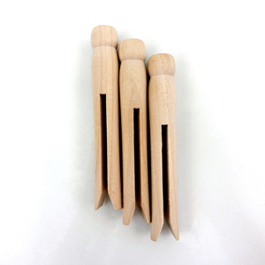 Mollette di legno Non Colorazione In Legno Peg Pin Vicino Filo Sorgenti di Acqua Ad Asciugatura Rapida, Appeso, Vestiti, Lavanderia, Casa Molletta - Product Image 4