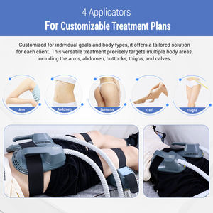 Pro 4 Başlıklı / 2 Başlıklı Elektronik Kas Stimülatörü Ems 4'ü 1 Arada Dikey Kullanım İçin Kas Geliştirme Makinesi - Product Image 3