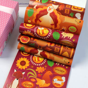 Lot de 206 autocollants Friends d'automne, autocollants en vinyle imperméables pour bouteilles d'eau, ordinateurs portables et cadeaux de fête de Thanksgiving - Product Image 3