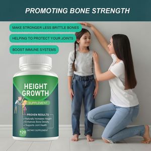 Cápsulas de Vitaminas para el Crecimiento en Altura para Adolescentes y Niños, Píldoras Naturales para Aumentar la Estatura, Vitamina D, Creatina - Product Image 2