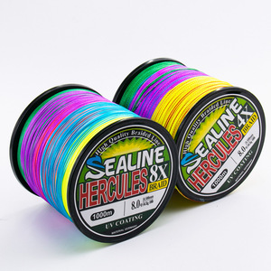 Lenza <span class=keywords><strong>da</strong></span> <span class=keywords><strong>Pesca</strong></span> Intrecciata in PE a 8 Fili Multicolore, Resistente ai Morsi, per Esche e <span class=keywords><strong>Pesca</strong></span> in Mare - Product Image 4