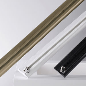 ZSHINE Rail de <span class=keywords><strong>rideau</strong></span> ultra-mince <span class=keywords><strong>sans</strong></span> trous de perçage Rail en alliage d'aluminium pour fenêtre coulissante montée au plafond avec une légère courbe - Product Image 2
